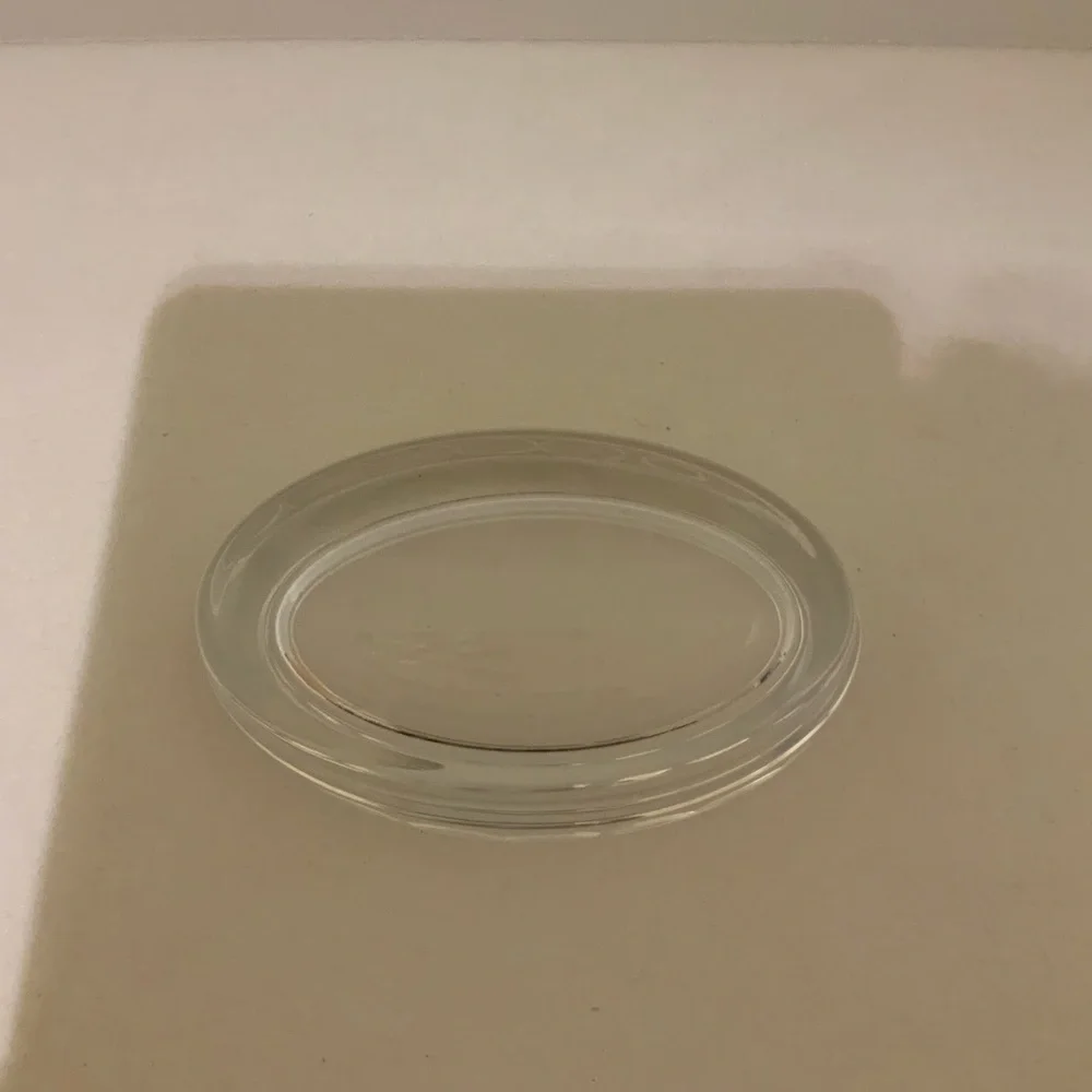 Resturation Hardware Heavy Glass Soap Dish